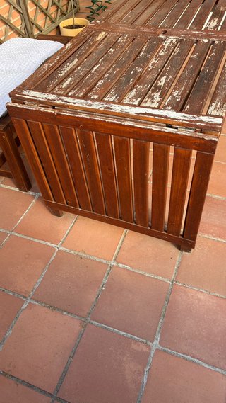 Conjunto Terraza: Mesa, 2 Tumbonas y Banco