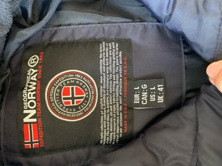 Abrigo Norway Hombre Negro Multicolor
