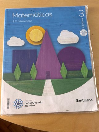 Libros de matemáticas Santillana ( 3ro primaria)