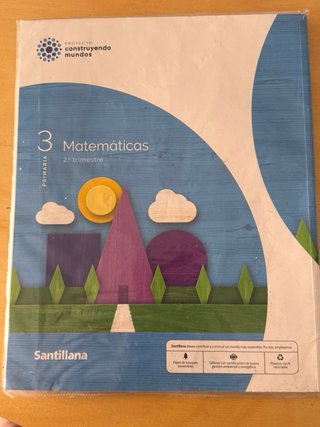Libros de matemáticas Santillana ( 3ro primaria)