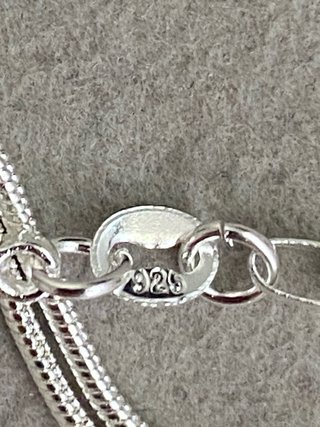 Collar de plata cadena serpiente