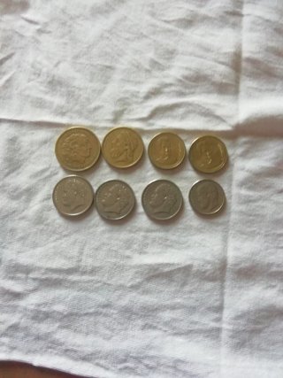 Lotto di 8 monete greche