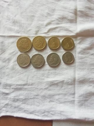 Lotto di 8 monete greche