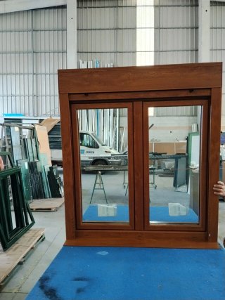Ventana PVC Madera Alta Gama