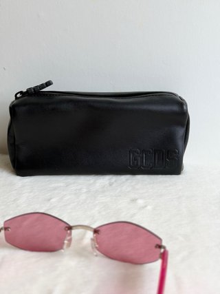 GCDS Occhiali Sole Rimless Rosa Pink Donna Nuovi