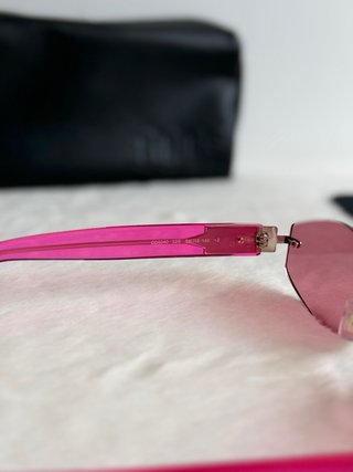 GCDS Occhiali Sole Rimless Rosa Pink Donna Nuovi