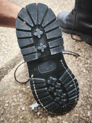 Botas de seguridad de motosierra. Talla 40.