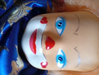 Lata decorada payaso
