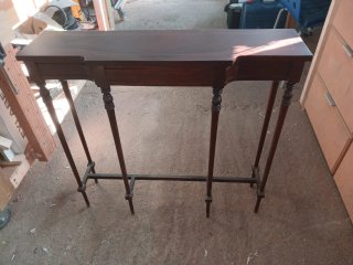 Consolle ingresso in legno e metallo