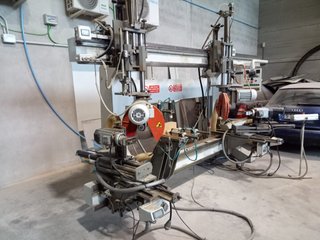 Doble Ingletadora Automática SCM con Taladro