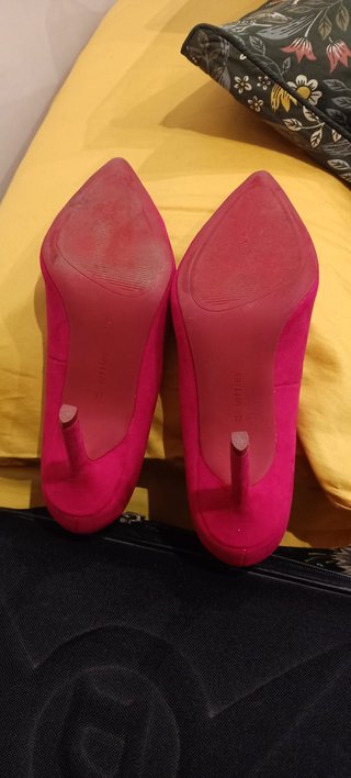 Zapatos salón fucsia Lefties T38