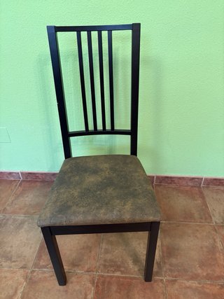 Mesa extensible comedor y 6 sillas