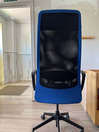 Silla de oficina azul Ikea