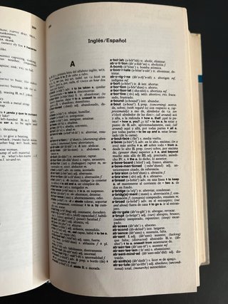 Diccionario español-inglés / inglés-español