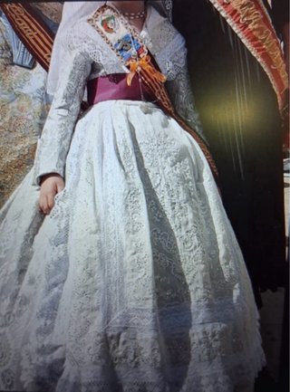 Traje Fallera Niña Talla 7-8 Años