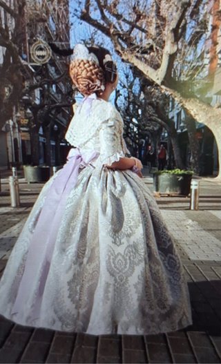 Traje Fallera Niña Talla 7-8 Años
