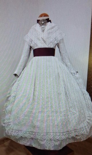 Traje Fallera Niña Talla 7-8 Años