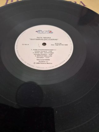 Vinilo LP Pata Negra Guitarras Callejeras