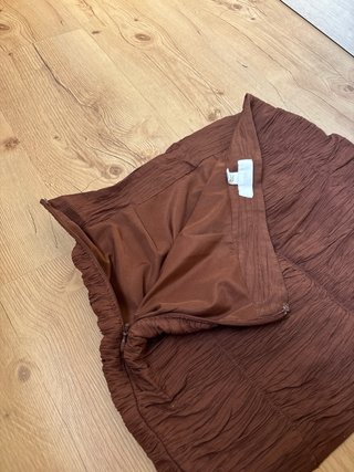 Falda H&M marrón talla S