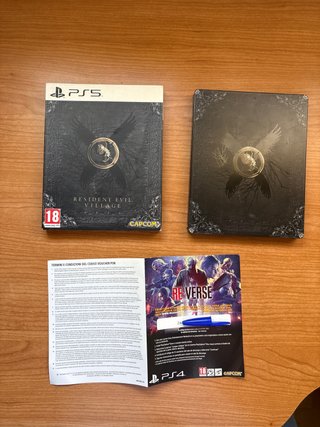 Steelbook Resident Evil Village PS5 o ps4