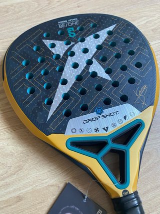 PALA DE PADEL DROP SHOT AXION ATTACK JOHN SANZ NEW