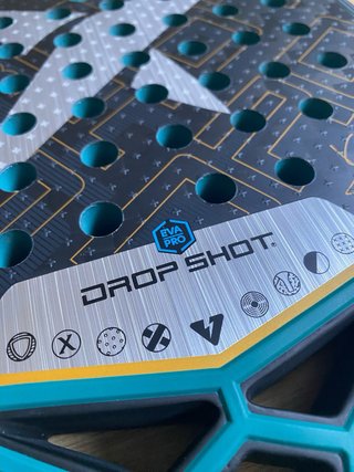 PALA DE PADEL DROP SHOT AXION ATTACK JOHN SANZ NEW