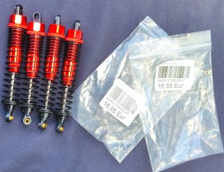 4 Amortiguadores Aluminio Crawler