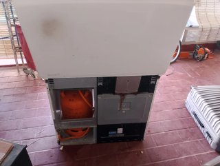 Horno de cocina blanco