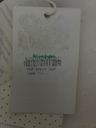 Vestido de Comunión Corte Inglés Blanco