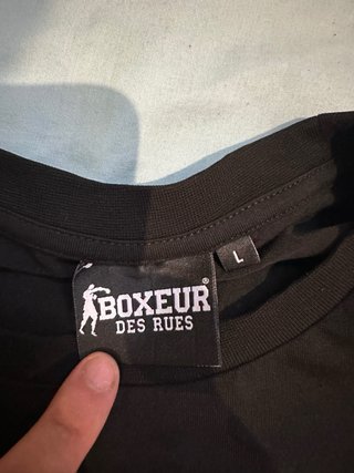 Camiseta Boxeur Des Rues Negra Talla L