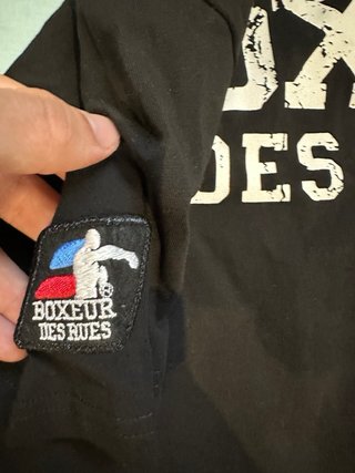 Camiseta Boxeur Des Rues Negra Talla L