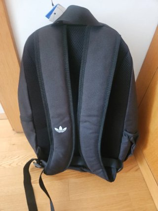 Mochila Adidas Negra Trefoil