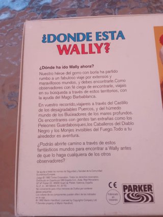 Juego de mesa ¿Dónde está Wally? Parker