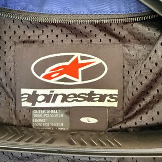 Chaqueta Moto Alpinestars Breeze Air Azul Talla L