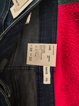 Jeans Jude Skinny Fit Mango Talla M Nuevos