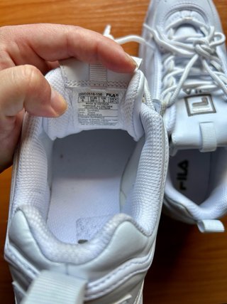 Fila Disruptor Zapatillas Blancas y Crema