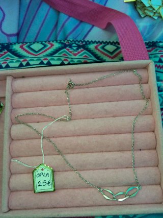 Collar de plata con eslabones marca opla