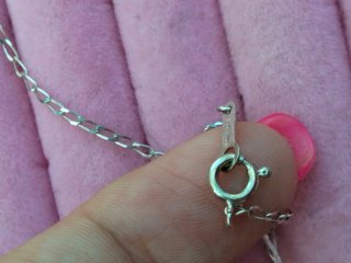 Collar de plata con eslabones marca opla