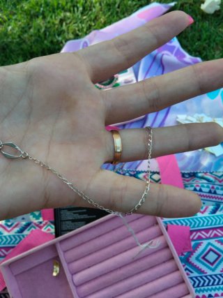Collar de plata con eslabones marca opla