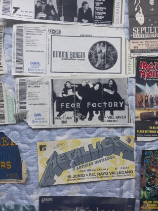 Colección Entradas Conciertos Rock Metal