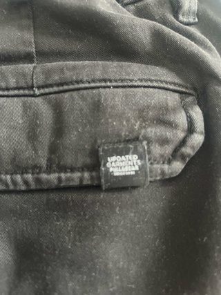 Pantalón cargo Pull&Bear negro