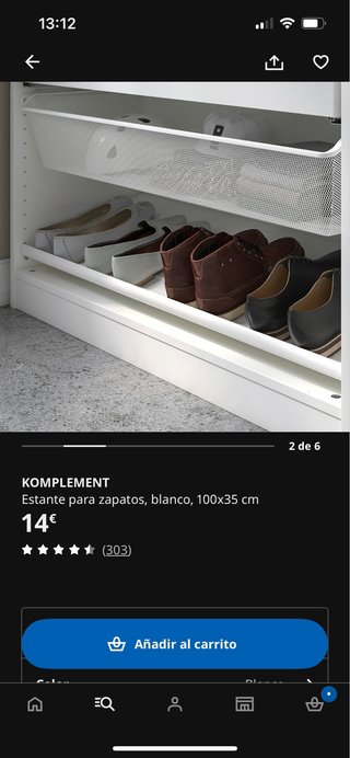 Scaffali per scarpe Ikea