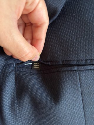 Traje Massimo Dutti Azul Marino