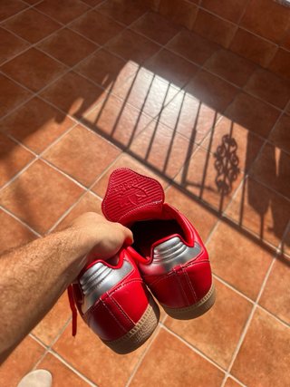 Adidas Samba LT Rojo/Plata