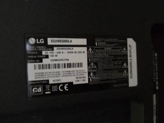 TV LG 65 4K 120Hz + Barra Sonido Sony