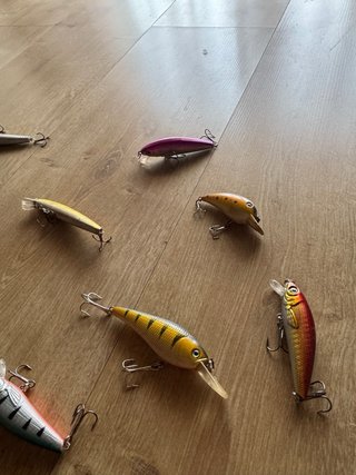 Señuelos de pesca variados