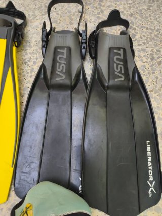 Separado o junto Equipo de buceo y snorkel