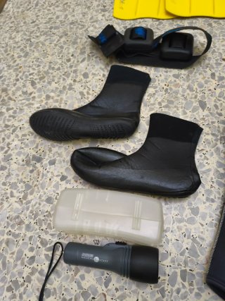 Separado o junto Equipo de buceo y snorkel