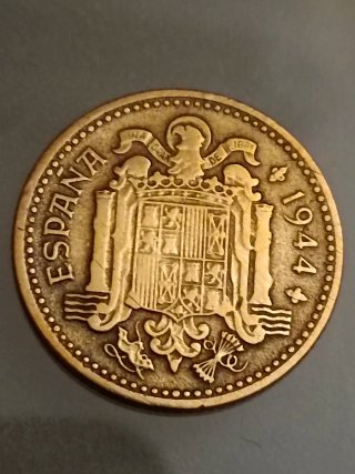 1 Peseta 1944 Moneda Antigua