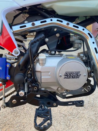 Pit Bike Enduro/Motocross Azul y Blanca